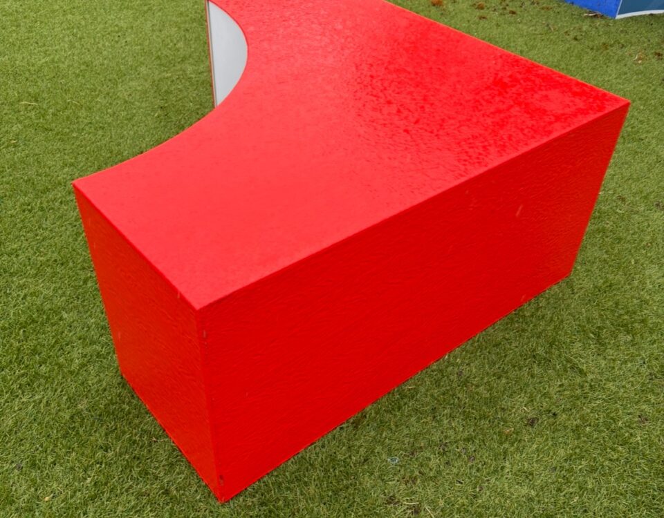Bankje rood